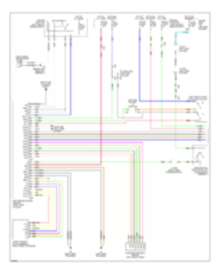 Dynamic Laser Cruise Control Wiring Diagram (1 of 2) for Toyota Sequoia Limited 2013