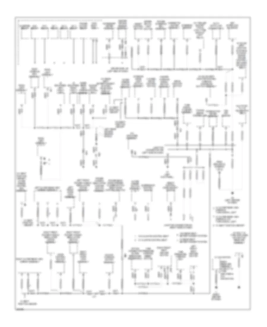 Ground Distribution Wiring Diagram (2 of 4) for Toyota Sequoia Limited 2013