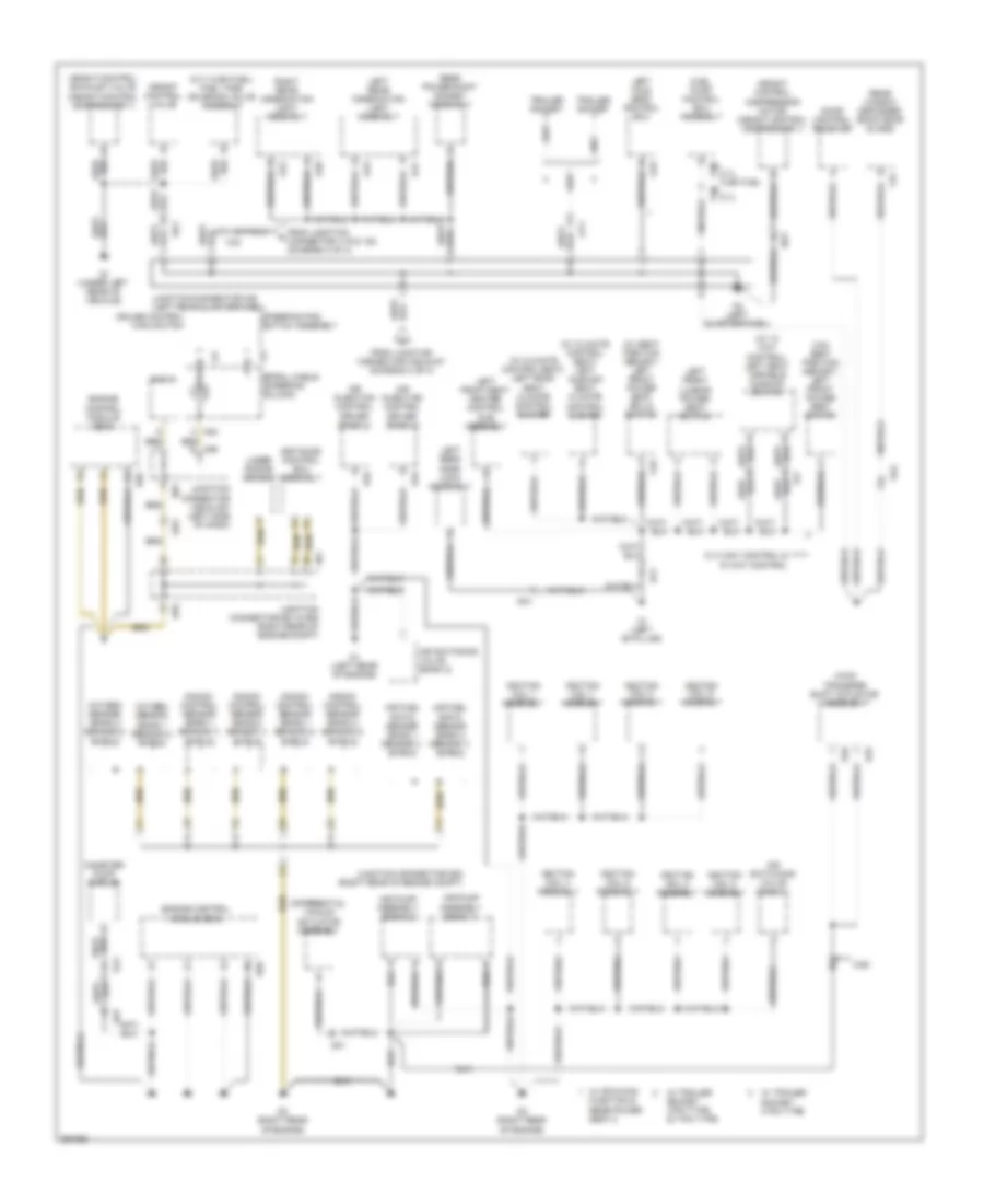 Ground Distribution Wiring Diagram 4 of 4 for Toyota Sequoia Limited 2013