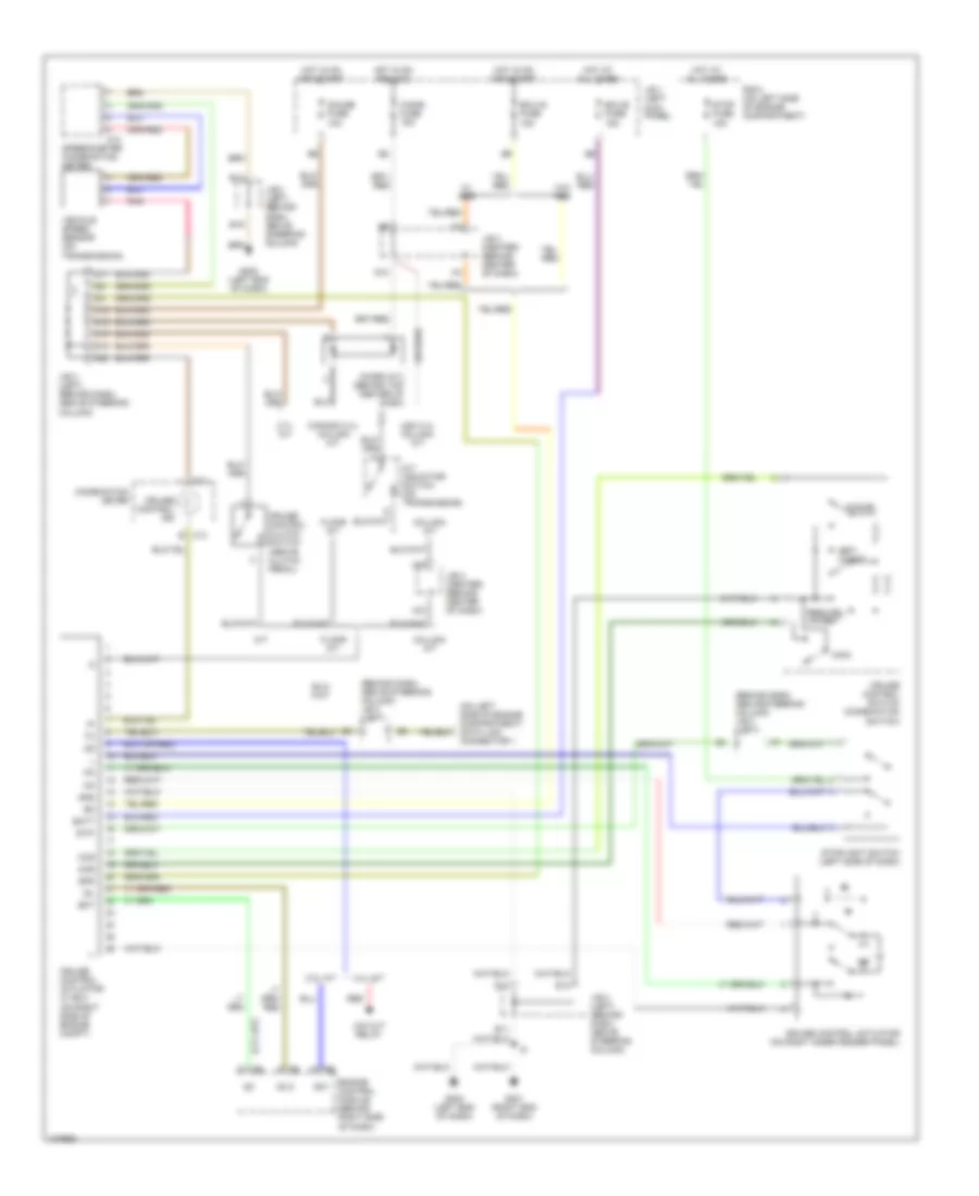 2.7L, Cruise Control Wiring Diagram for Toyota Tacoma PreRunner 1998