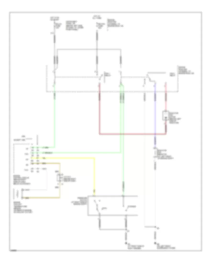 Cooling Fan Wiring Diagram for Toyota Corolla CE 2005