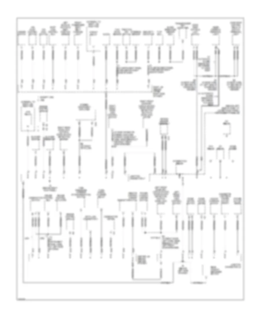 Ground Distribution Wiring Diagram 1 of 2 for Toyota Corolla CE 2005