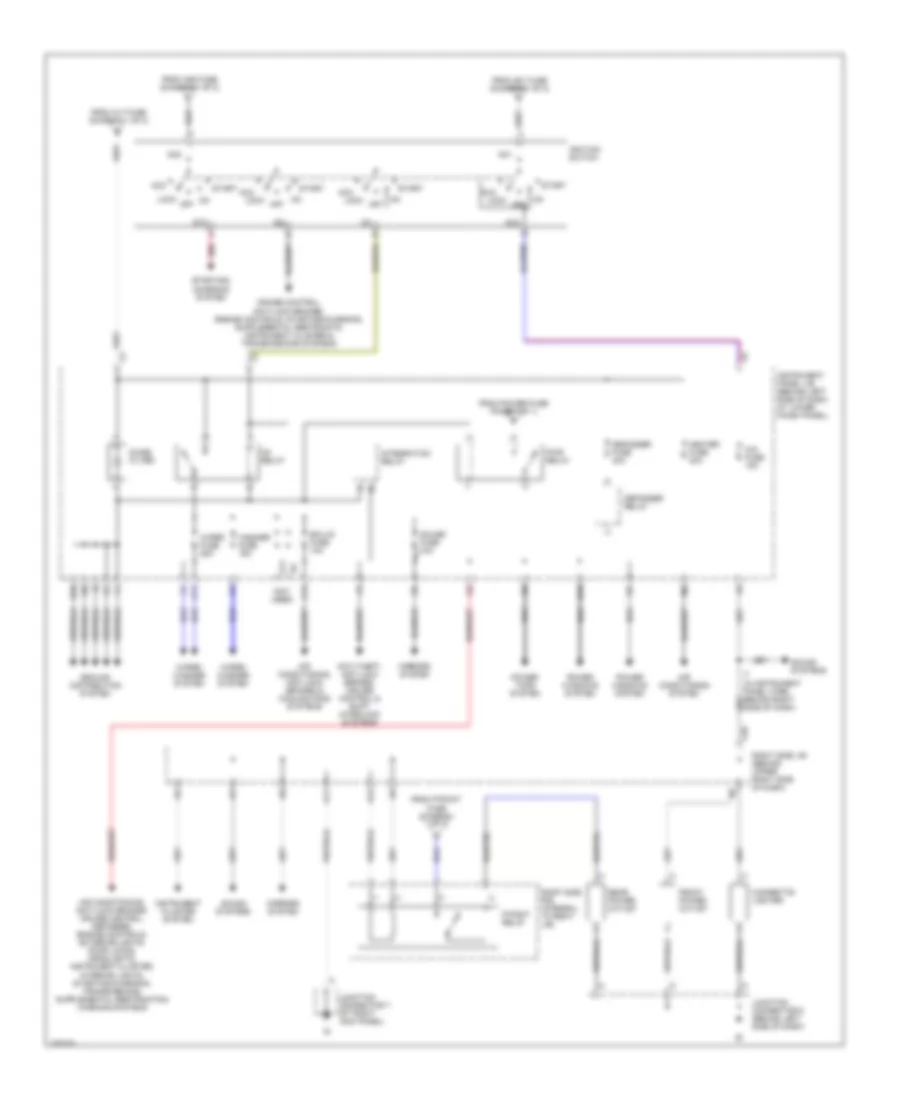 Power Distribution Wiring Diagram 2 of 2 for Toyota Corolla CE 2005
