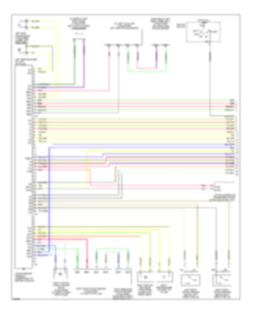Supplemental Restraints Wiring Diagram 1 of 2 for Toyota Corolla CE 2005