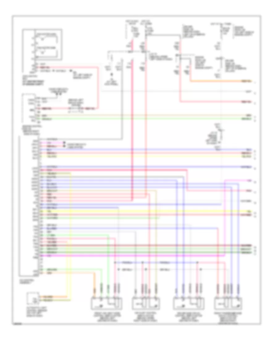 Automatic A C Wiring Diagram Front 1 of 2 for Toyota Sienna XLE Limited 2009