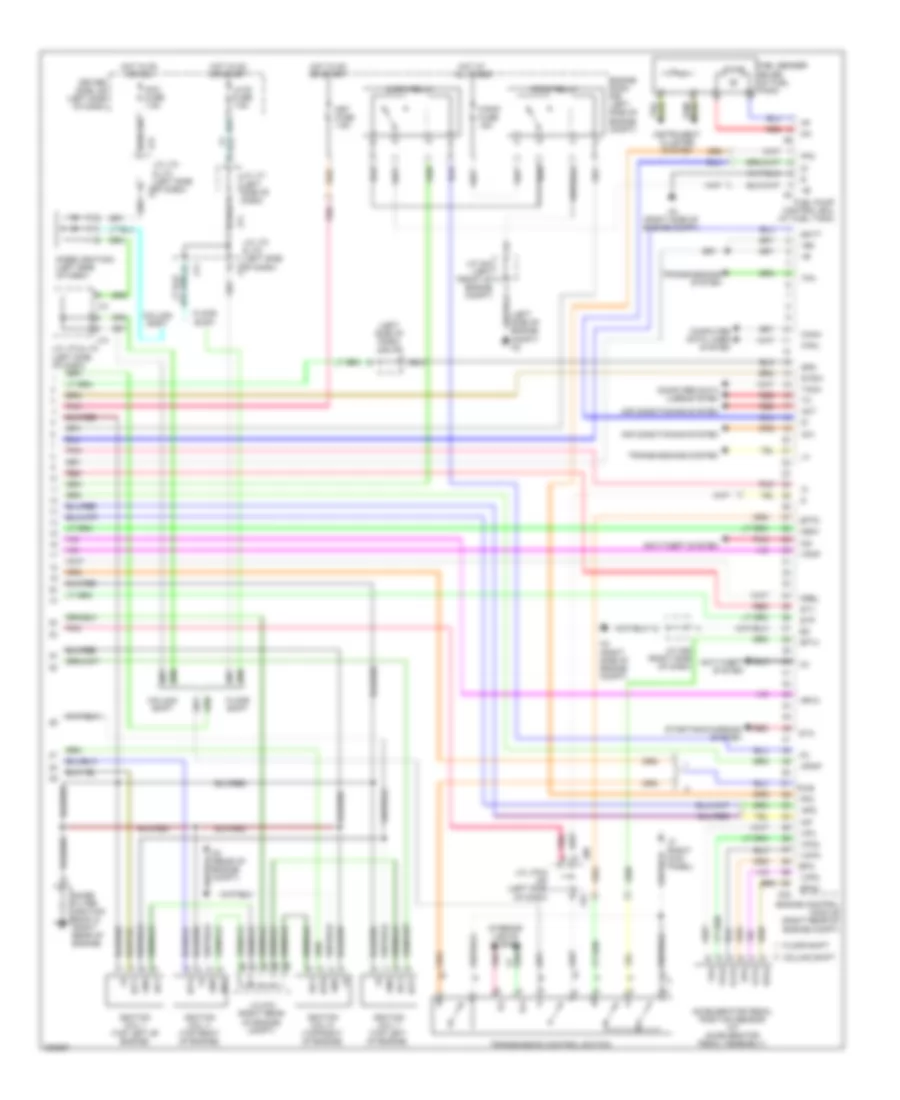 5.7L, Engine Performance Wiring Diagram (7 of 7) for Toyota Tundra SR5 2008