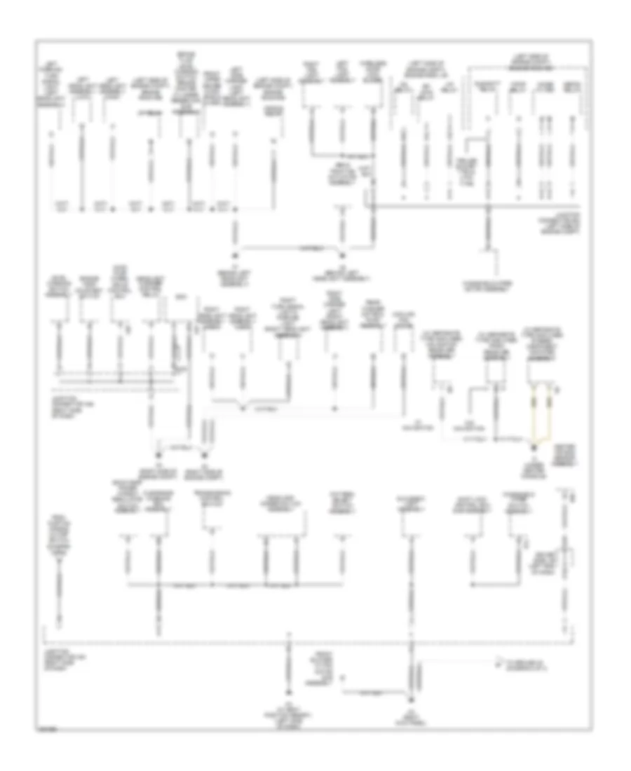 Ground Distribution Wiring Diagram 1 of 4 for Toyota Sequoia Platinum 2013