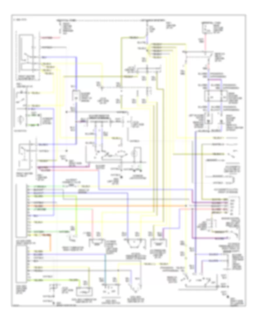 2 4L SC A C Wiring Diagram for Toyota Previa DX 1995