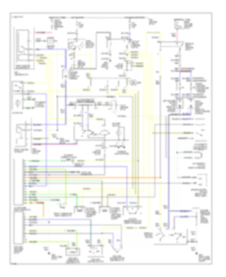 2 4L A C Wiring Diagram for Toyota Previa DX 1995