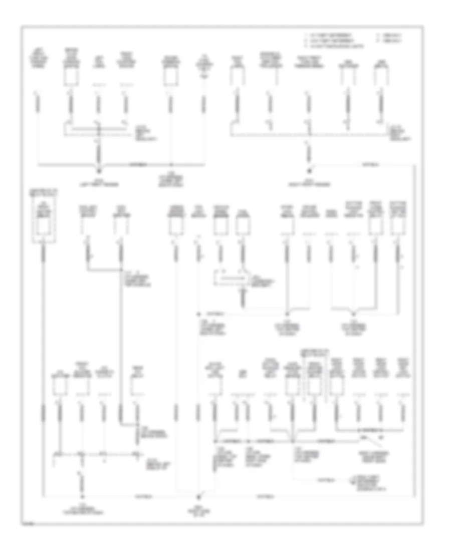 2 4L SC Ground Distribution Wiring Diagram 1 of 3 for Toyota Previa DX 1995
