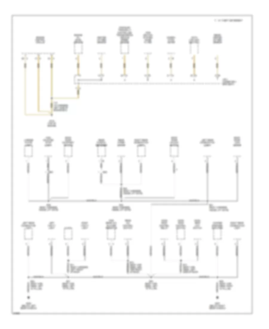 2 4L Ground Distribution Wiring Diagram 3 of 3 for Toyota Previa DX 1995