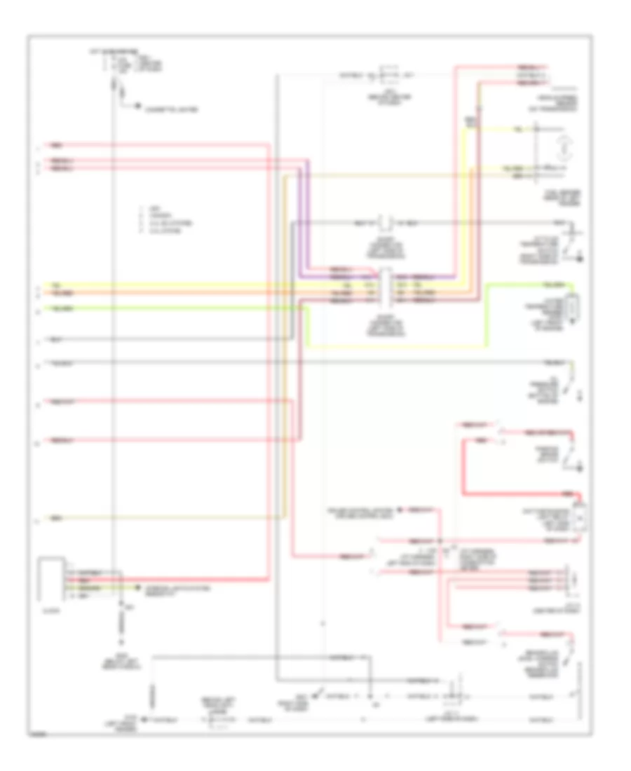 Instrument Cluster Wiring Diagram (2 of 2) for Toyota Previa DX 1995
