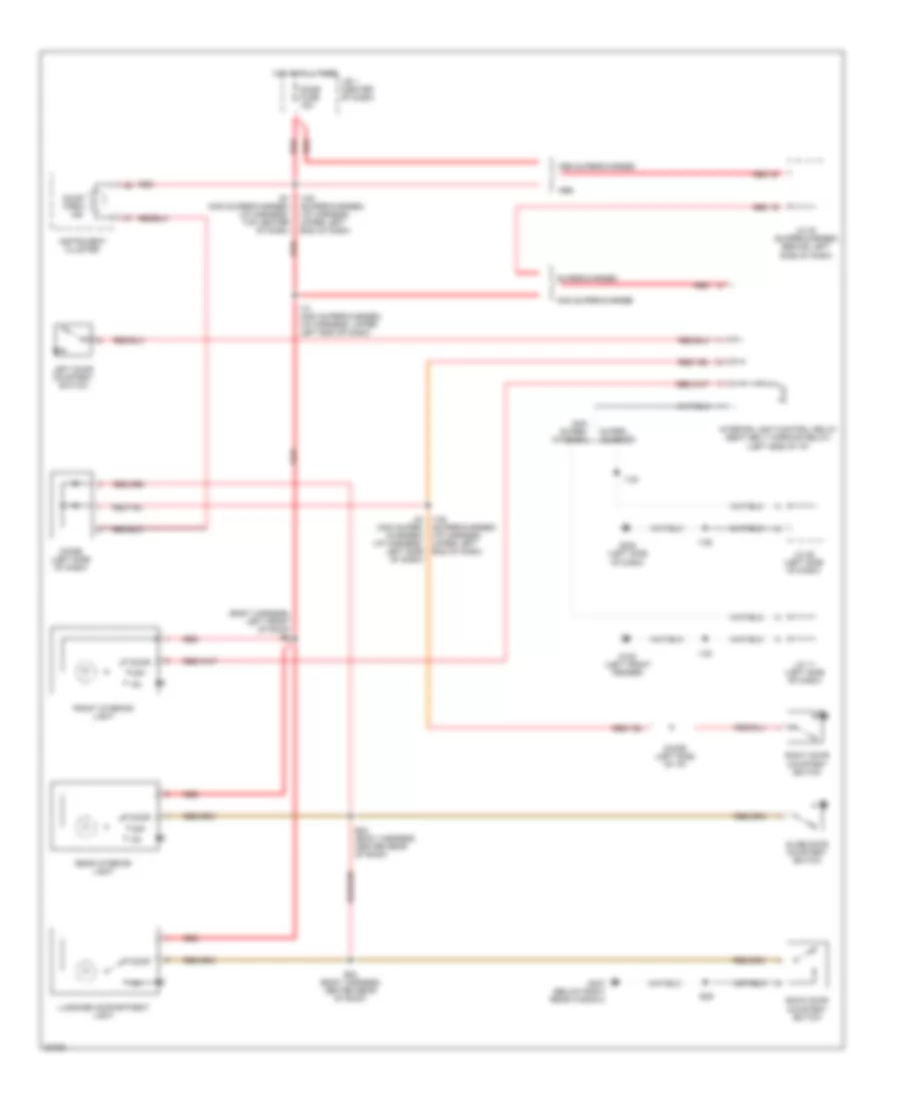 Courtesy Lamps Wiring Diagram for Toyota Previa DX 1995