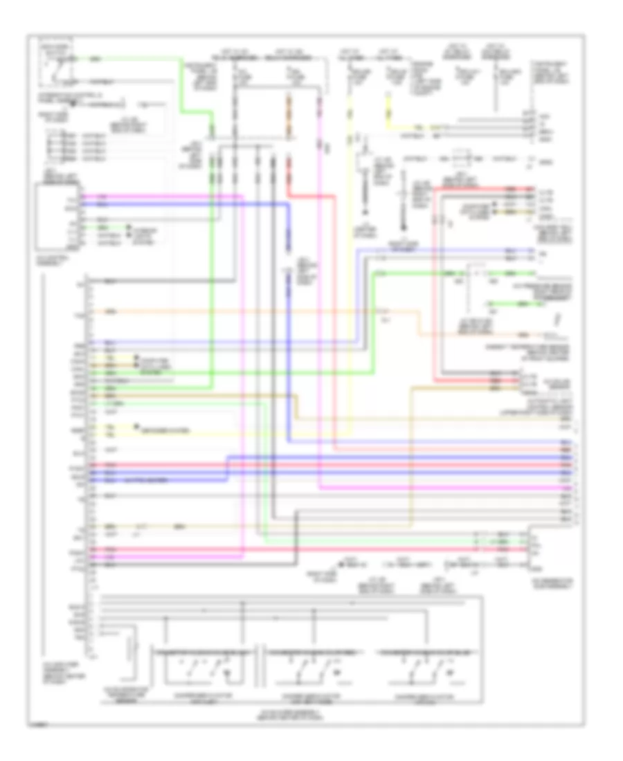 Automatic A C Wiring Diagram 1 of 3 for Toyota Prius 2011