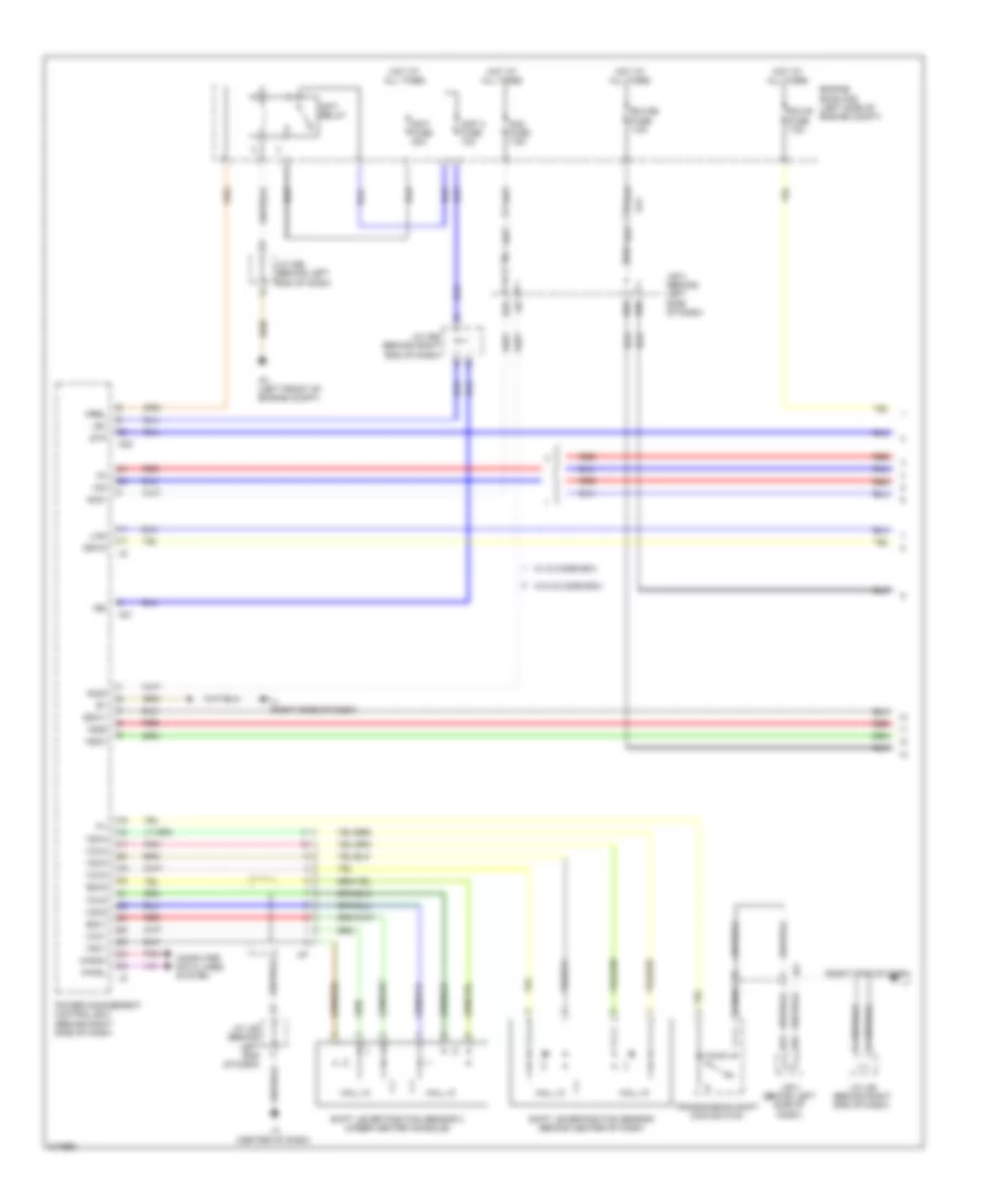 Forced Entry Wiring Diagram 1 of 5 for Toyota Prius 2011