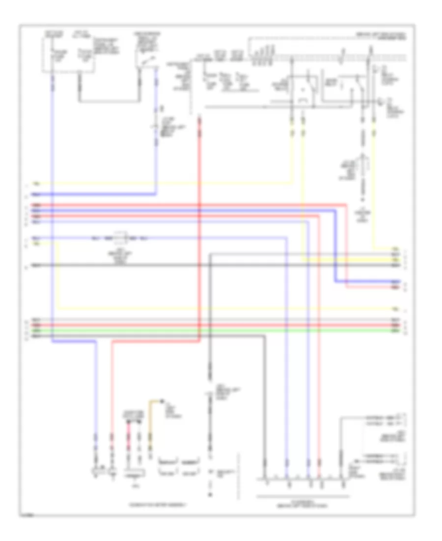 Forced Entry Wiring Diagram 2 of 5 for Toyota Prius 2011