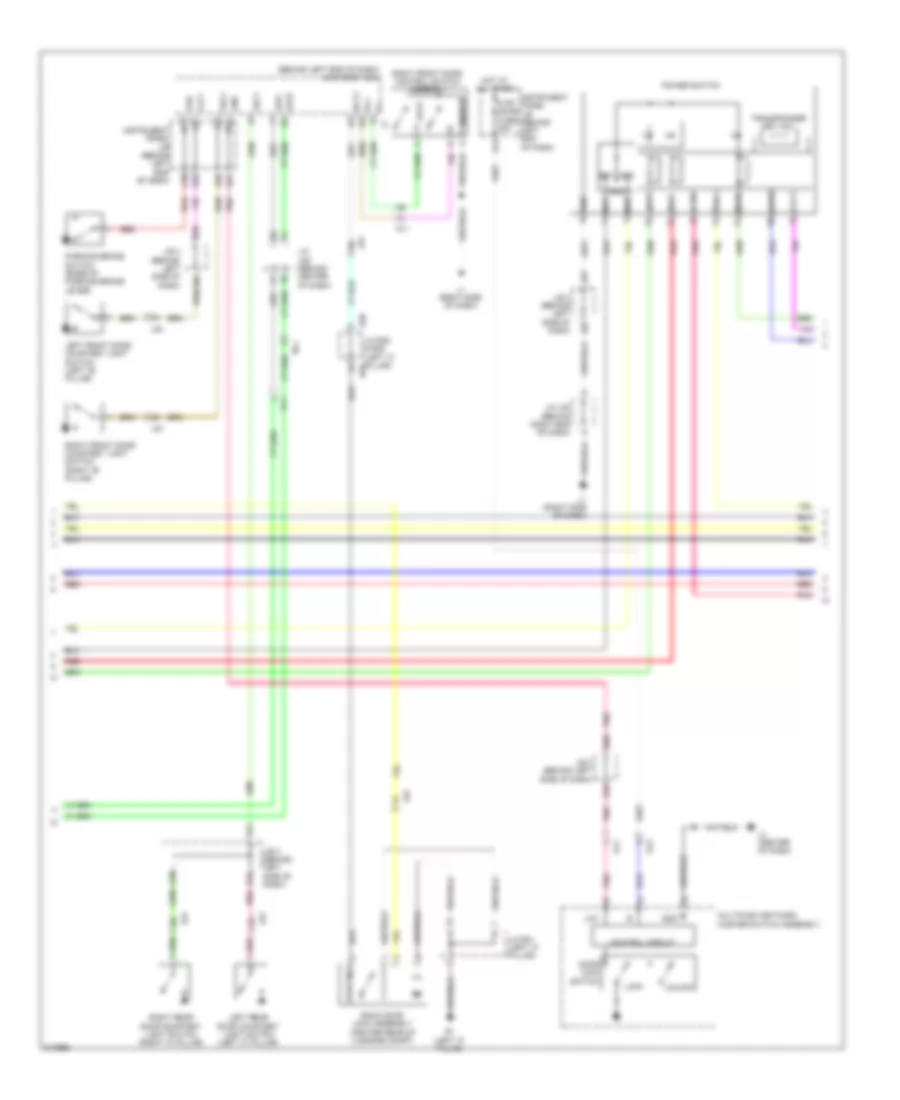 Forced Entry Wiring Diagram 4 of 5 for Toyota Prius 2011