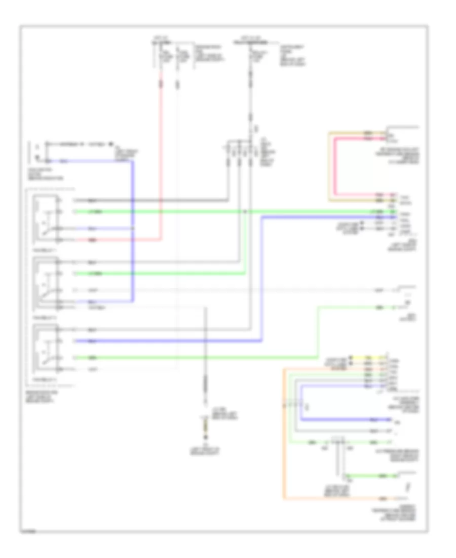 Cooling Fan Wiring Diagram for Toyota Prius 2011