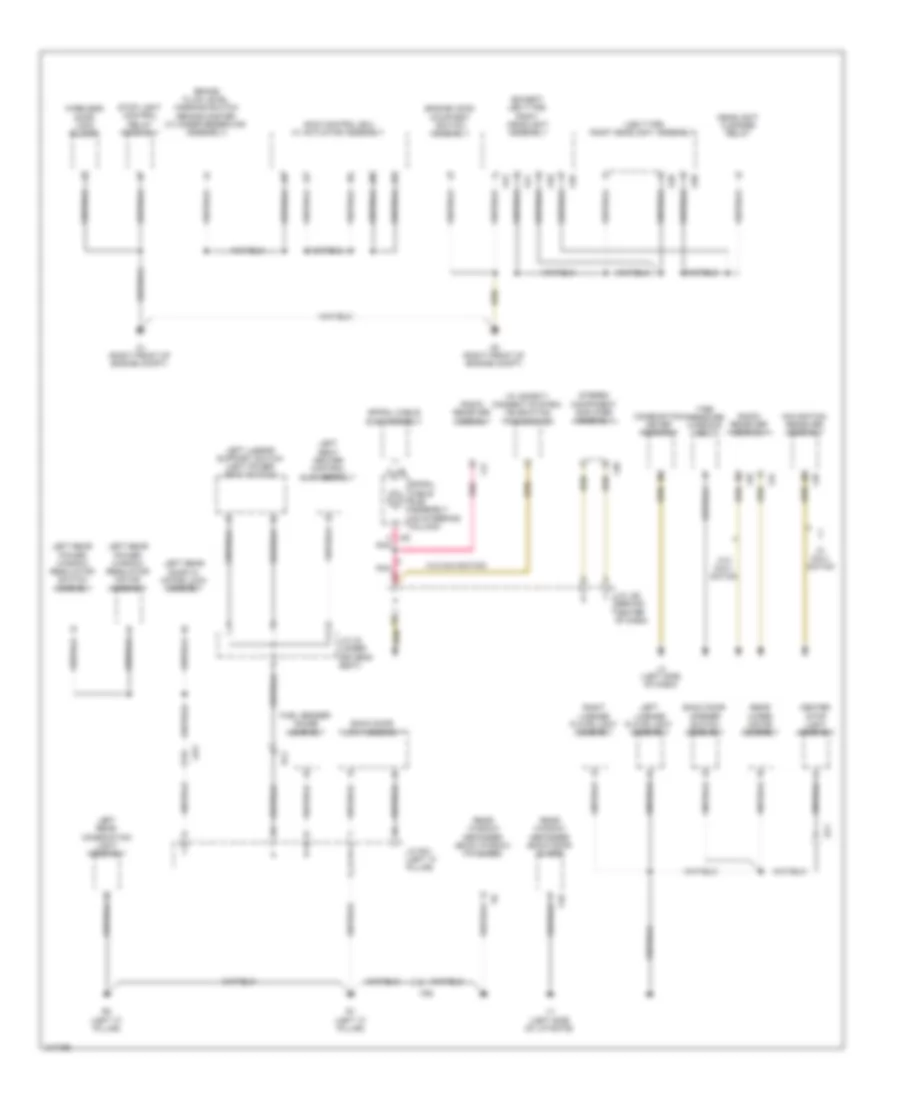 Ground Distribution Wiring Diagram 1 of 4 for Toyota Prius 2011