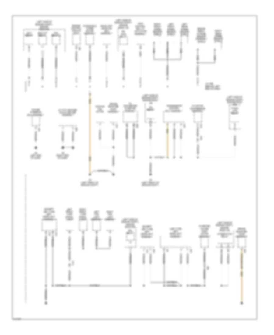 Ground Distribution Wiring Diagram 2 of 4 for Toyota Prius 2011