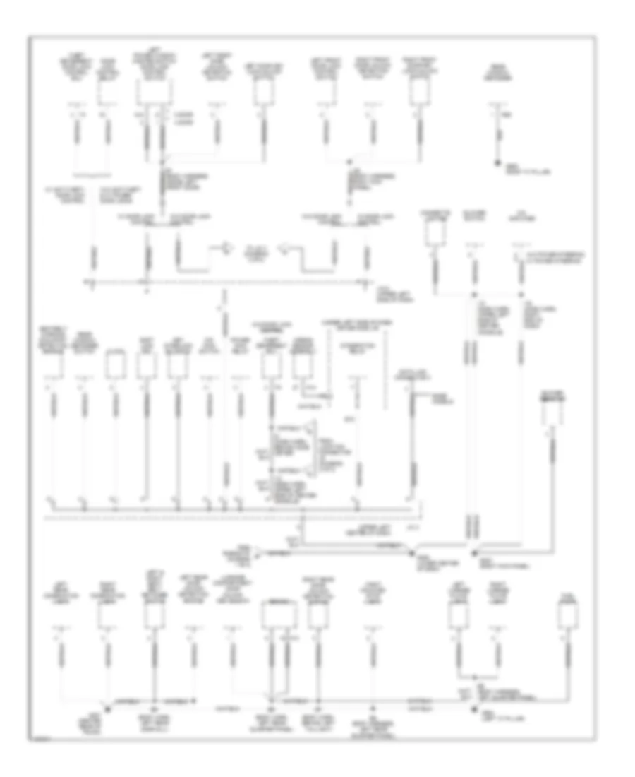 Ground Distribution Wiring Diagram 2 of 2 for Toyota Tercel CE 1998