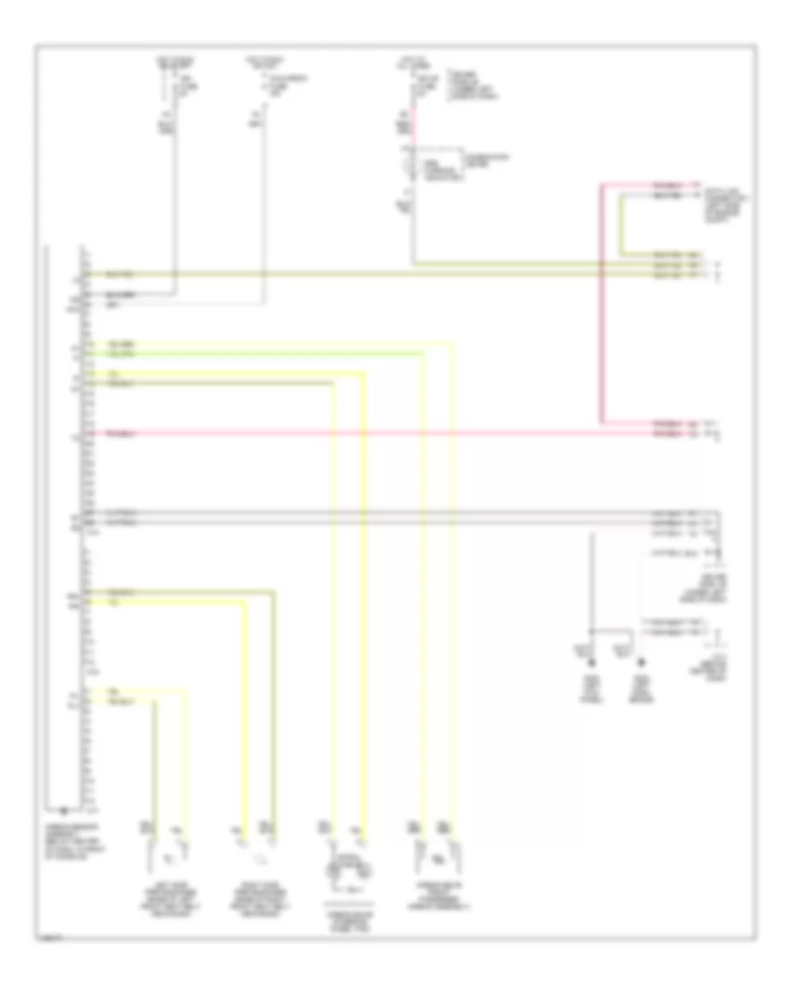 Supplemental Restraint Wiring Diagram for Toyota Tercel CE 1998