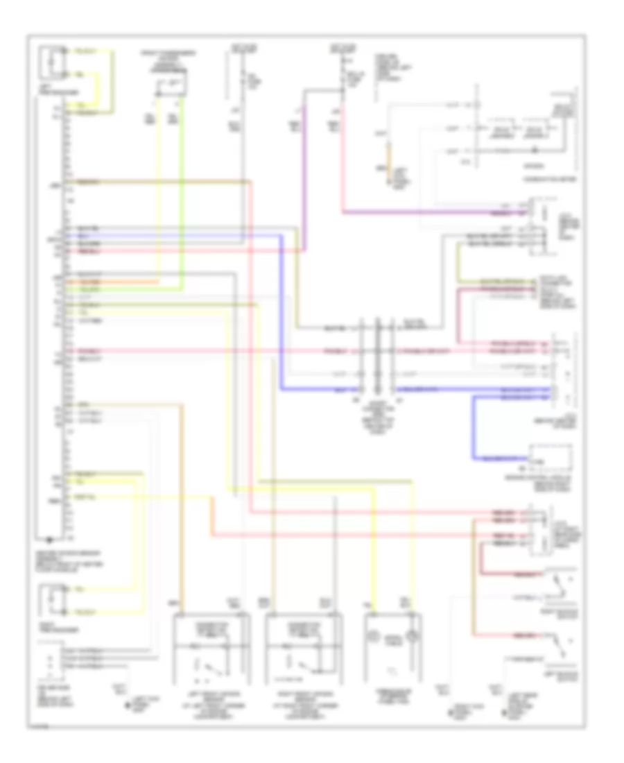 Supplemental Restraint Wiring Diagram for Toyota RAV4 2001