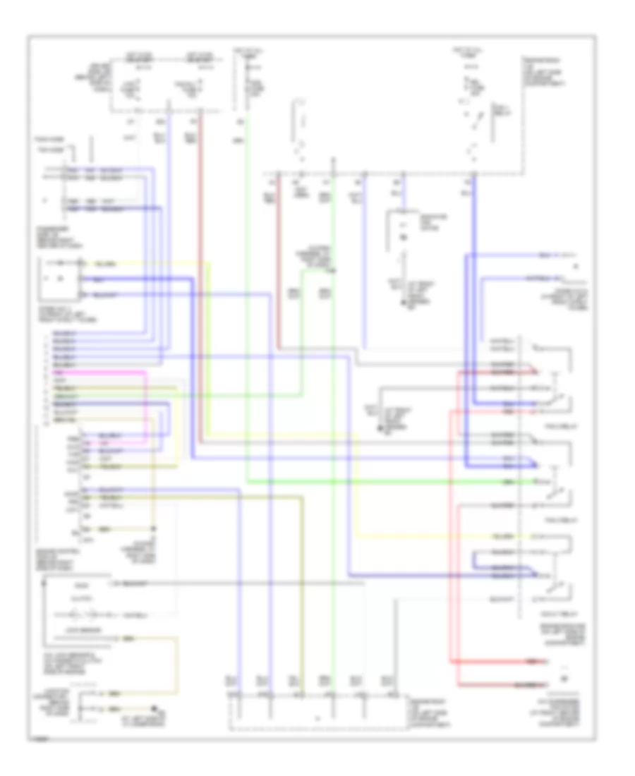 2.4L, Manual AC Wiring Diagram (2 of 2) for Toyota Camry LE 2003