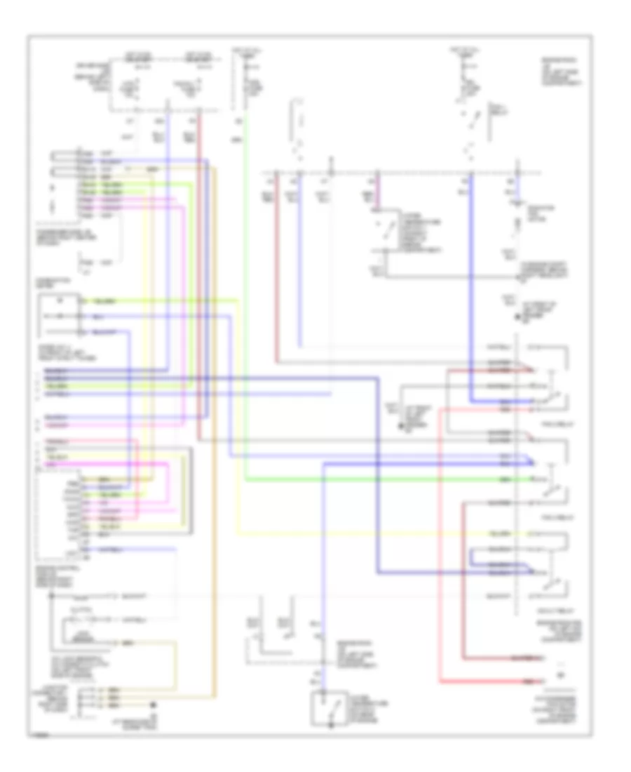 3.0L, Automatic AC Wiring Diagram (2 of 2) for Toyota Camry LE 2003