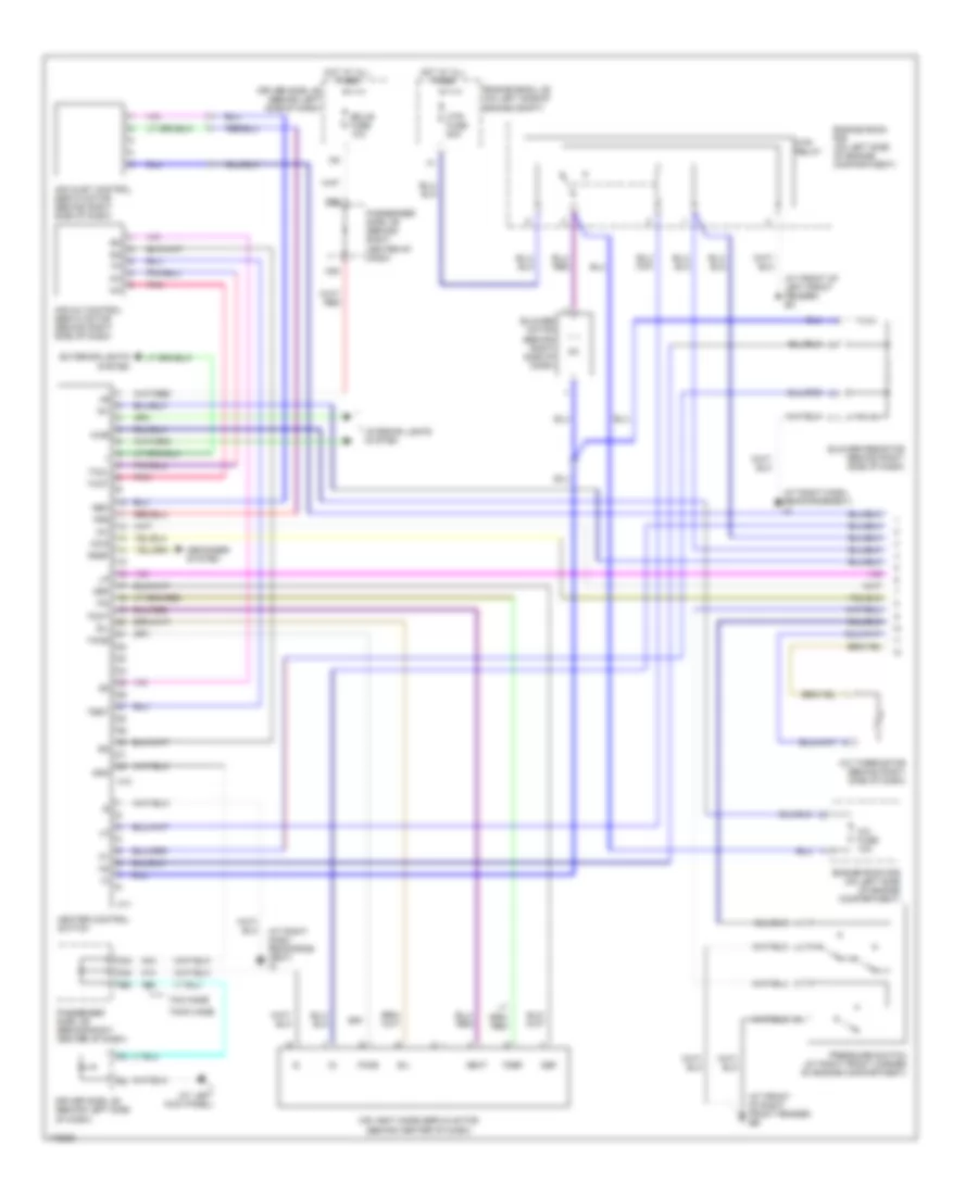 3.0L, Manual AC Wiring Diagram (1 of 2) for Toyota Camry LE 2003