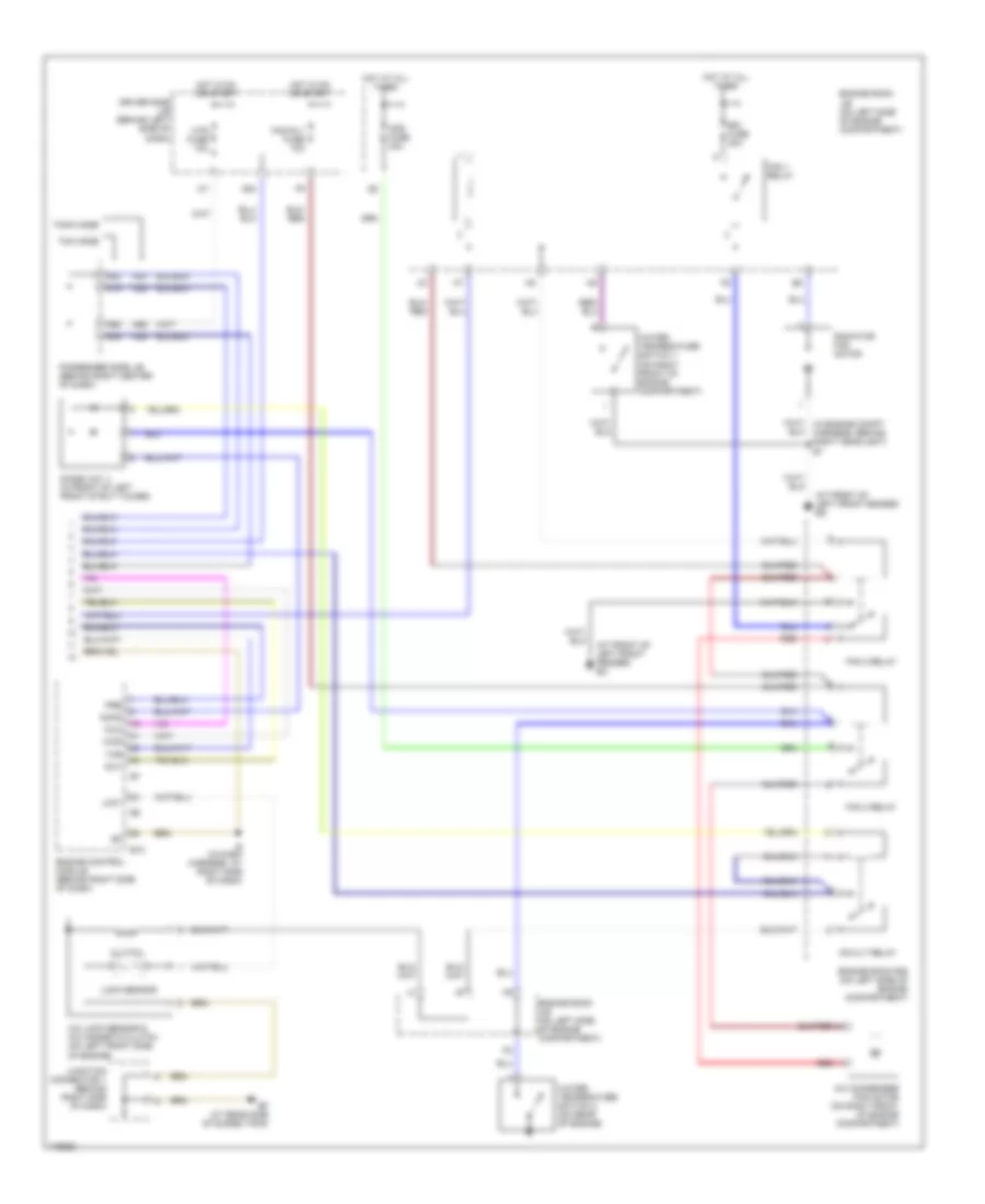 3.0L, Manual AC Wiring Diagram (2 of 2) for Toyota Camry LE 2003