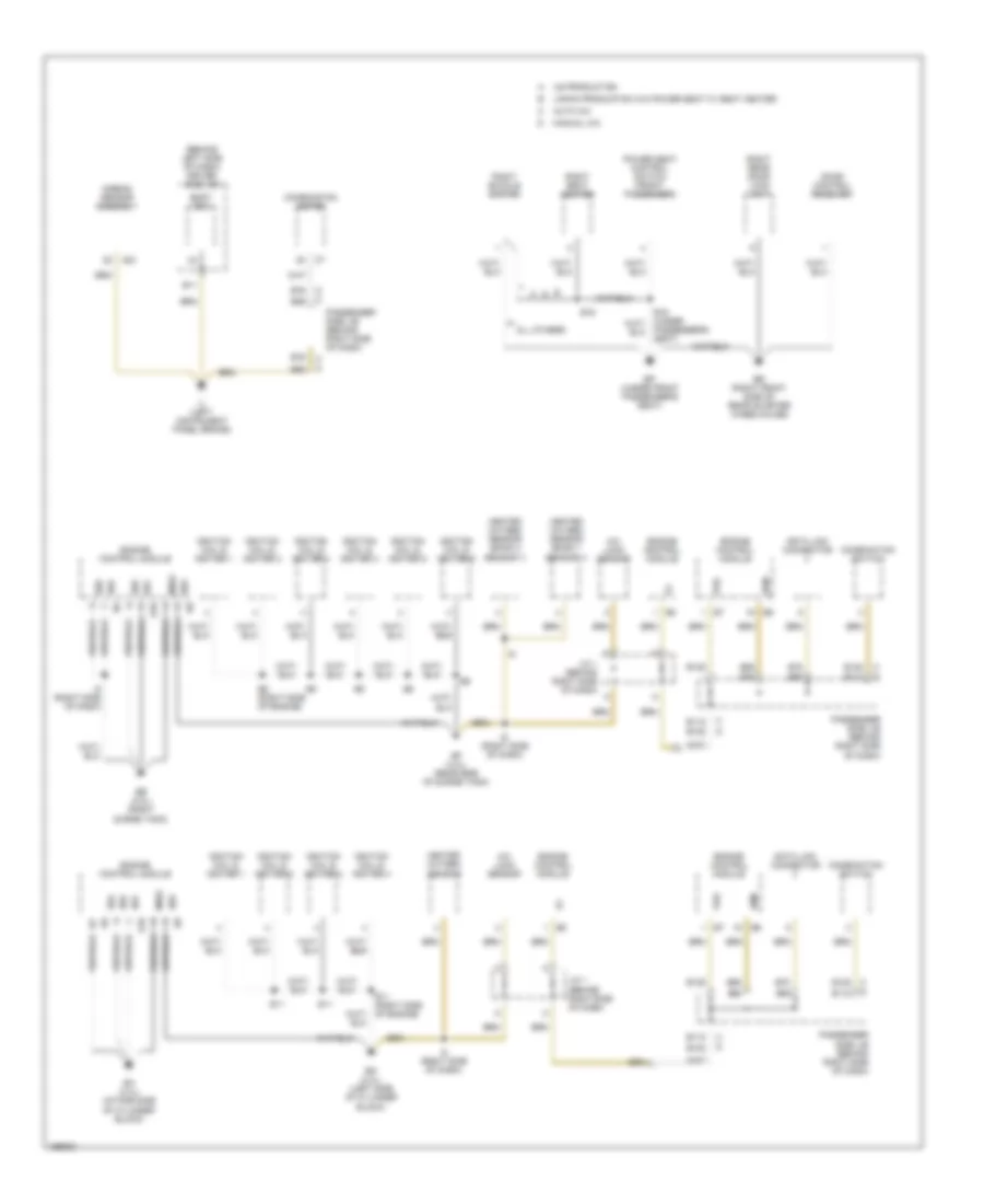 Ground Distribution Wiring Diagram (2 of 4) for Toyota Camry LE 2003