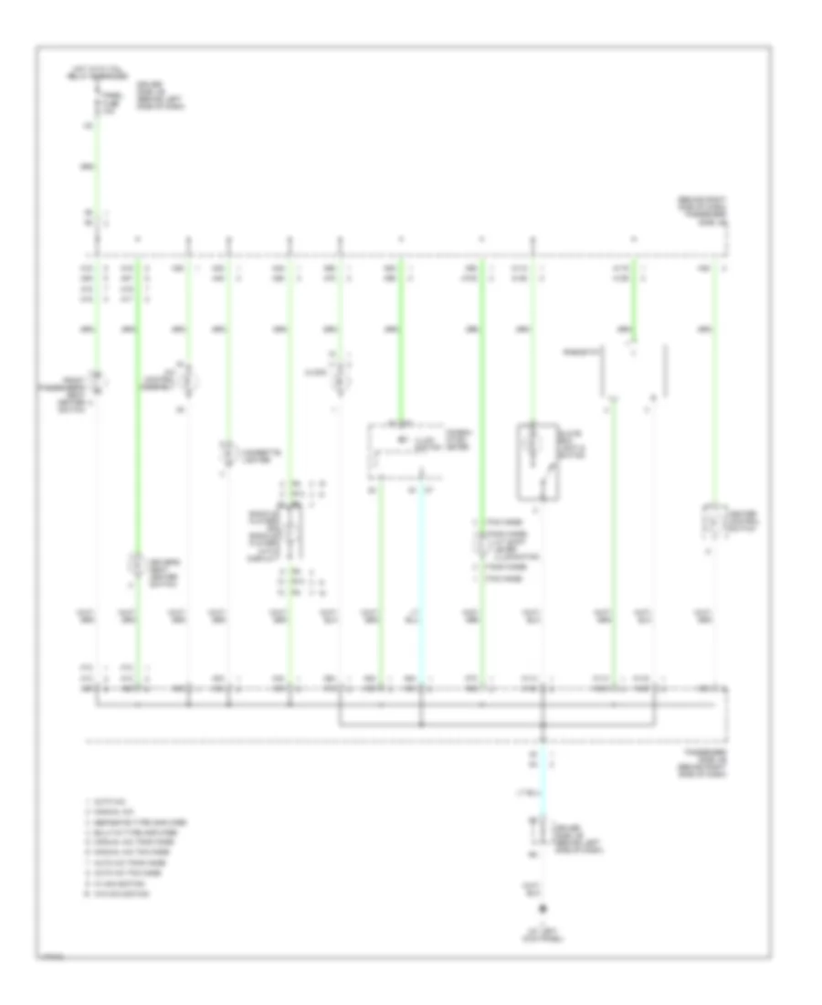 Instrument Illumination Wiring Diagram for Toyota Camry LE 2003