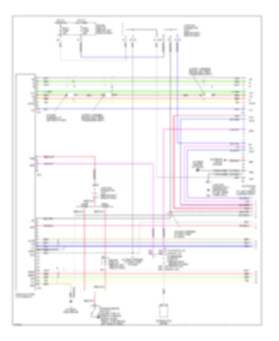 Navigation Wiring Diagram 1 of 2 for Toyota Camry LE 2003