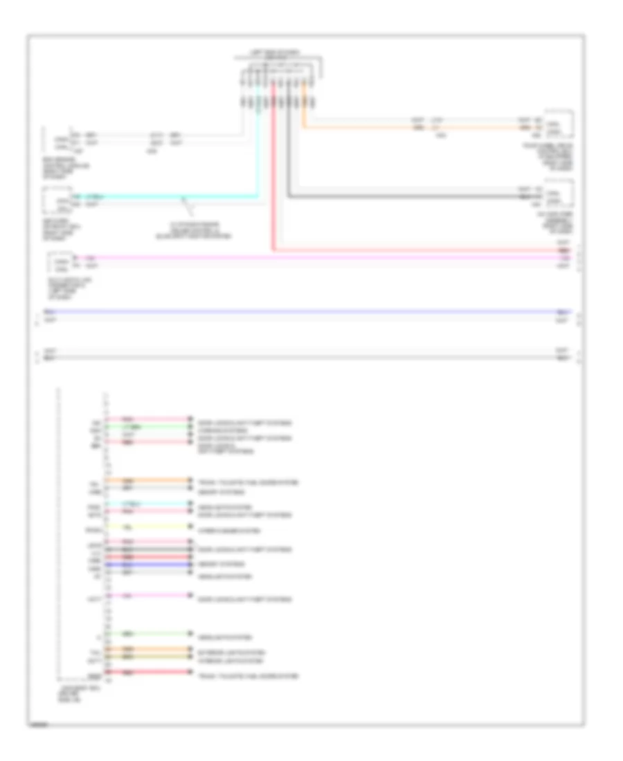 Body ECU Wiring Diagram (2 of 3) for Toyota Sequoia SR5 2013