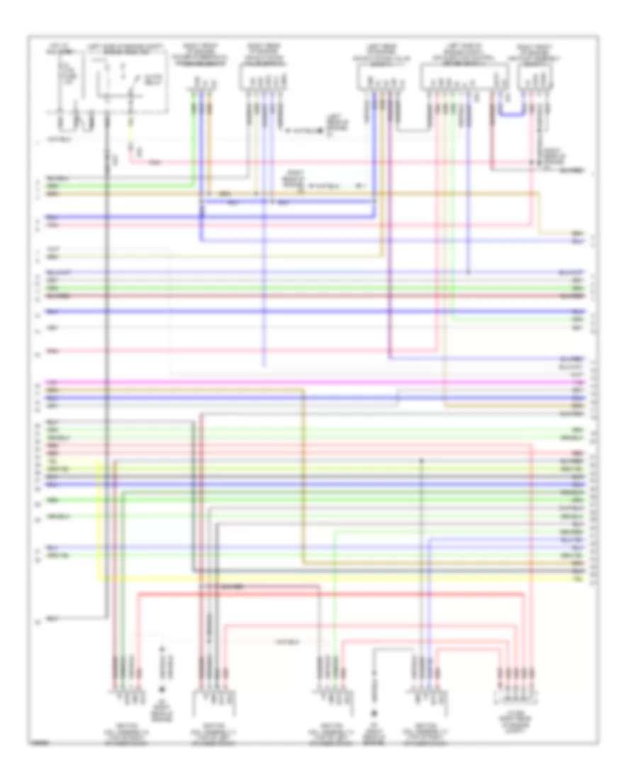 5.7L Flex Fuel, Engine Performance Wiring Diagram (4 of 7) for Toyota Sequoia SR5 2013