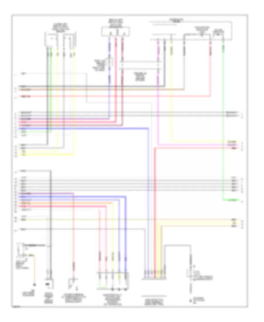 1.8L, Engine Performance Wiring Diagram, Except XRS (2 of 4) for Toyota Corolla LE 2005