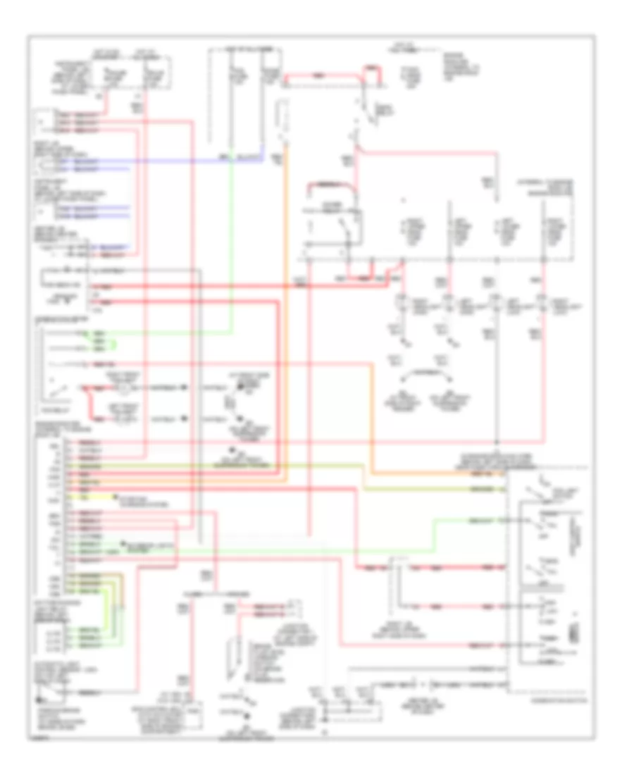 Headlights Wiring Diagram for Toyota Corolla LE 2005