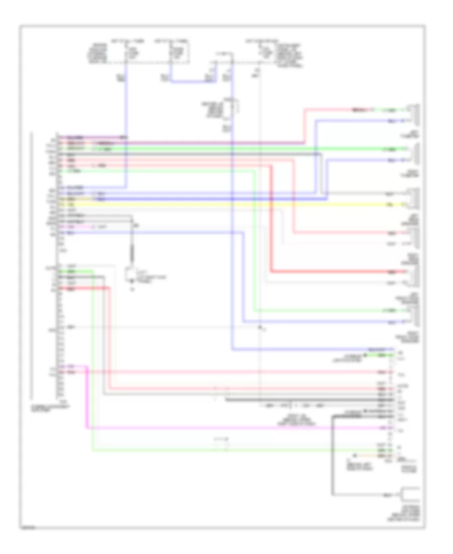 Radio Wiring Diagram with Amplifier for Toyota Corolla LE 2005