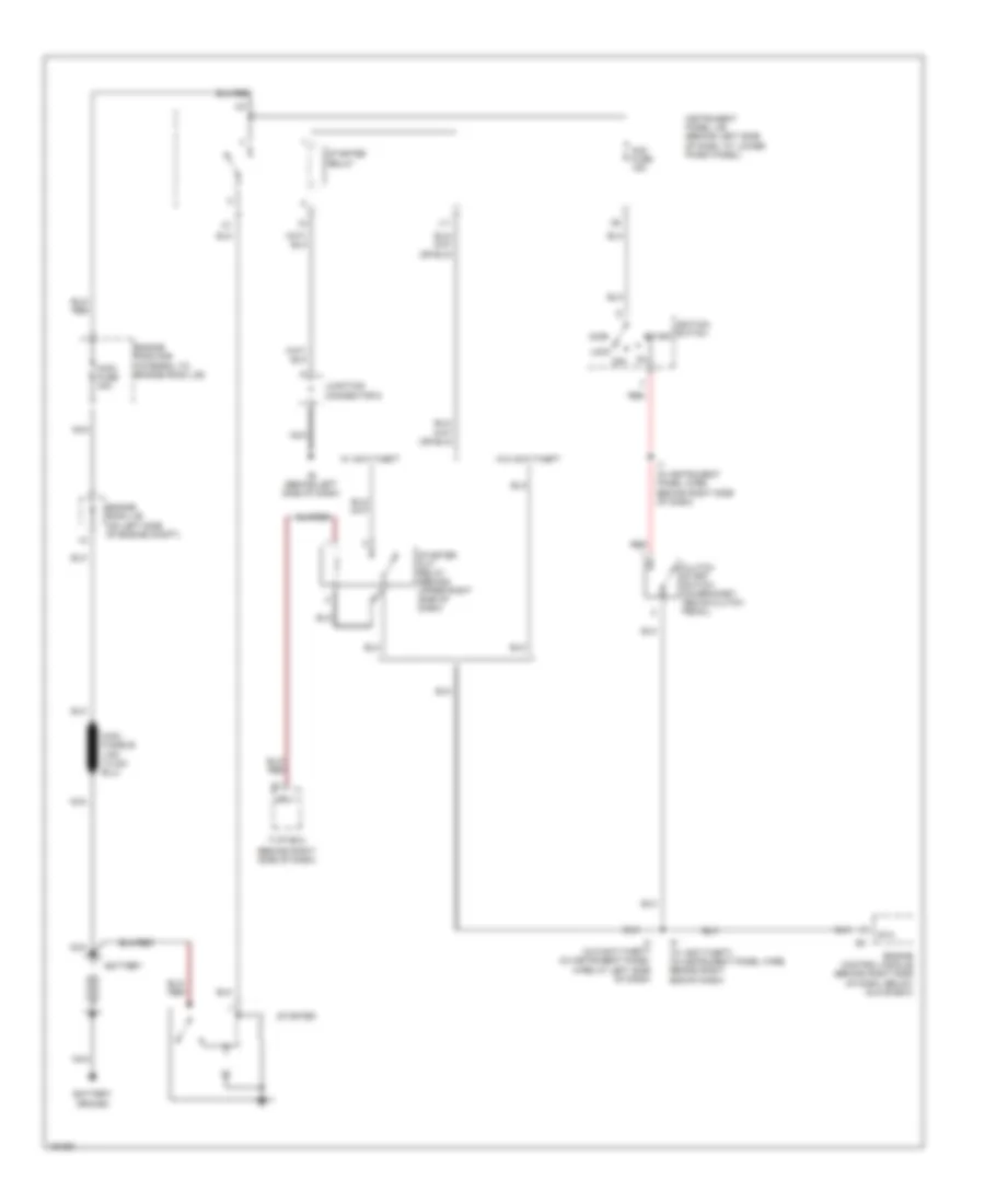 Starting Wiring Diagram, MT for Toyota Corolla LE 2005