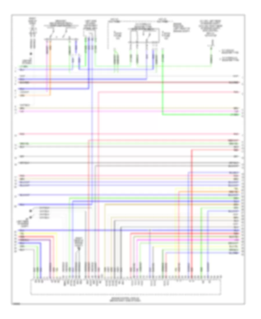 4.0L, Engine Performance Wiring Diagram (3 of 7) for Toyota Tacoma 2009