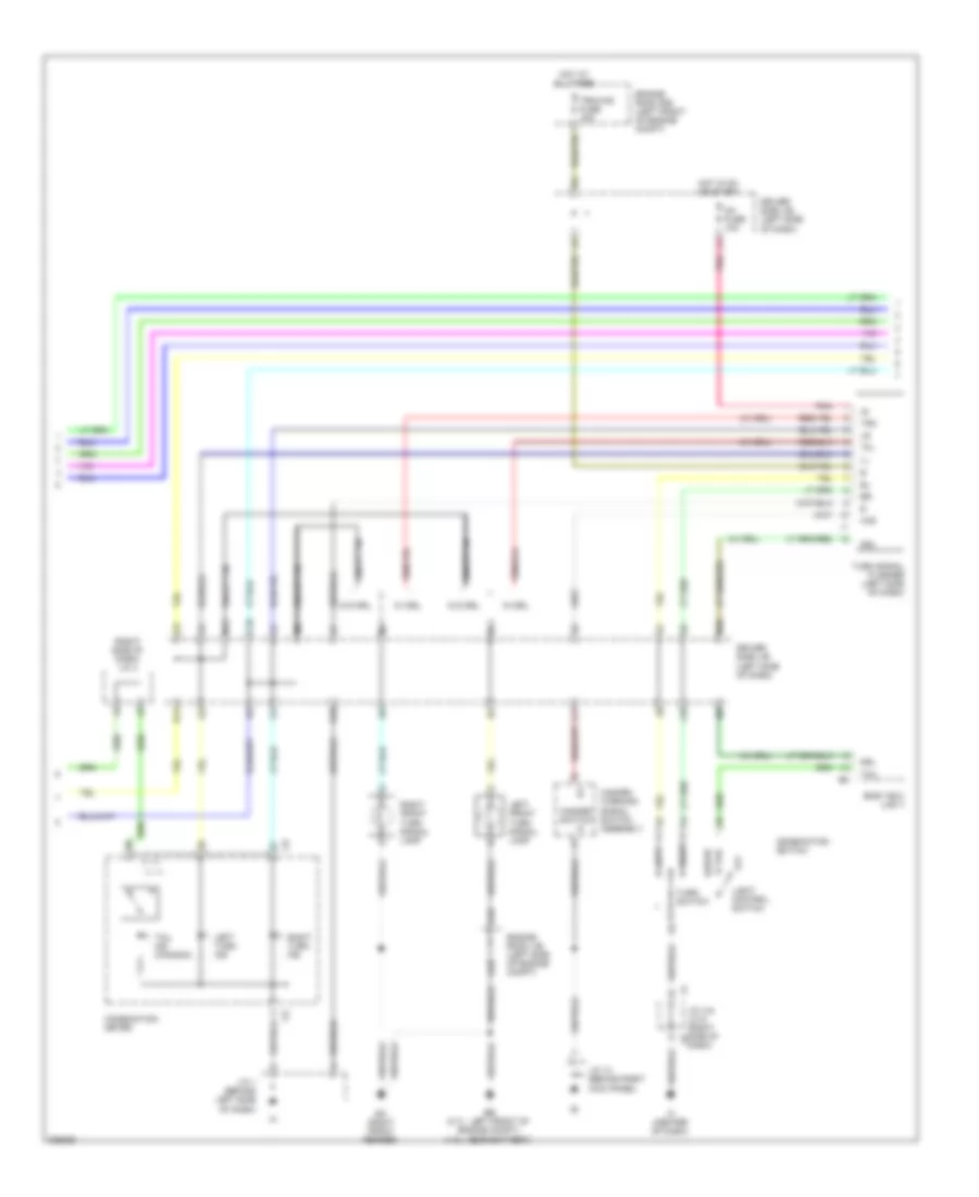 Exterior Lamps Wiring Diagram, with Trailer Tow (2 of 3) for Toyota Tacoma 2009