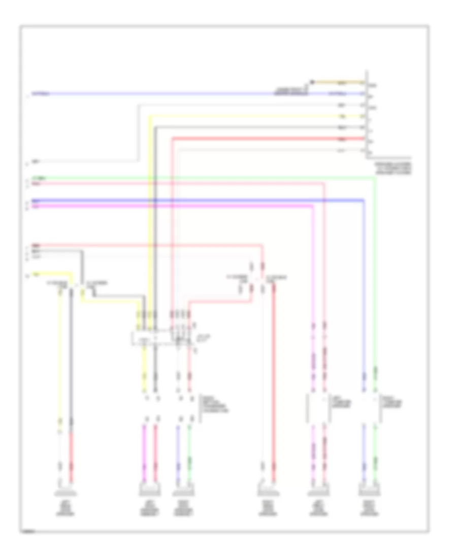Radio Wiring Diagram, with Built-in Amplifier (2 of 2) for Toyota Tacoma 2009