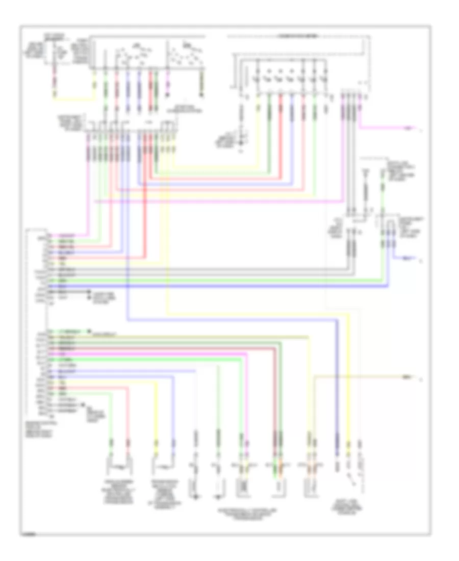 2.7L, AT Wiring Diagram (1 of 2) for Toyota Tacoma 2009