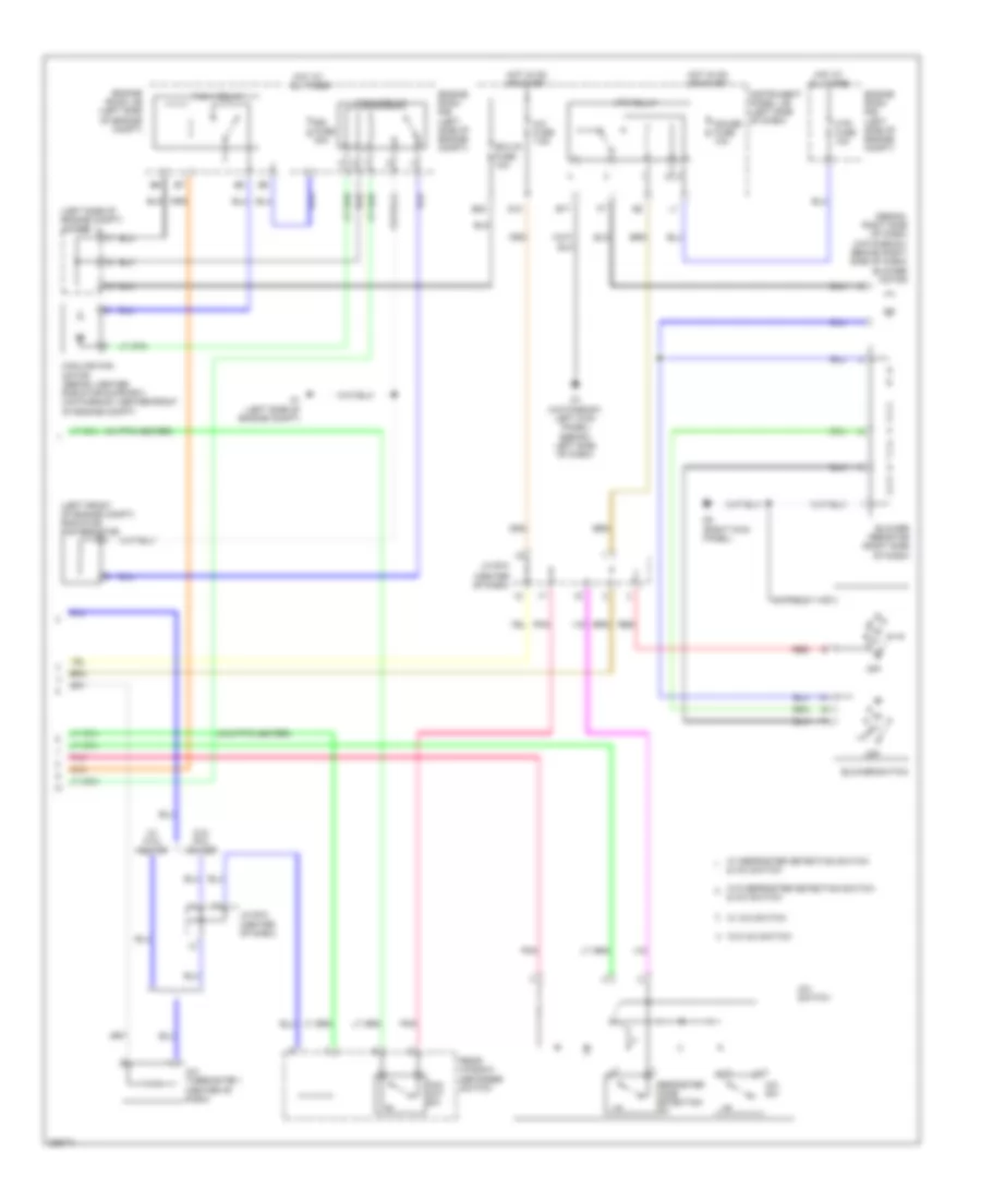 Manual AC Wiring Diagram (2 of 2) for Toyota Yaris 2008