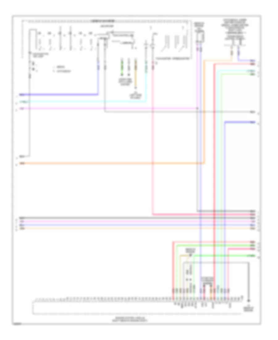 1.5L, Engine Performance Wiring Diagram (2 of 4) for Toyota Yaris 2008