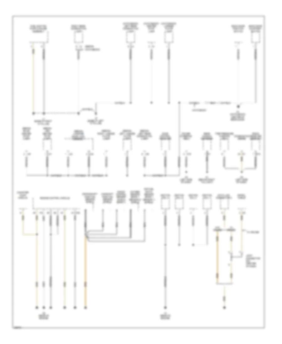 Ground Distribution Wiring Diagram 1 of 3 for Toyota Yaris 2008
