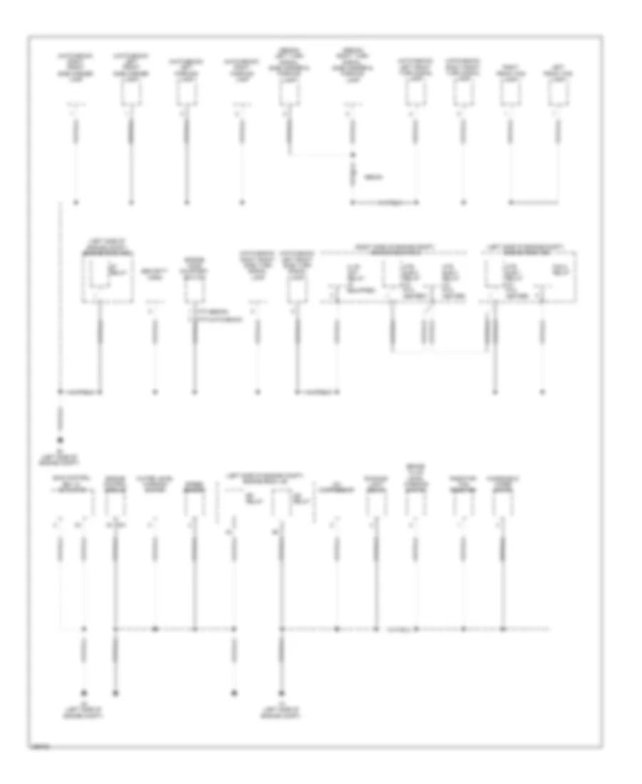 Ground Distribution Wiring Diagram (2 of 3) for Toyota Yaris 2008