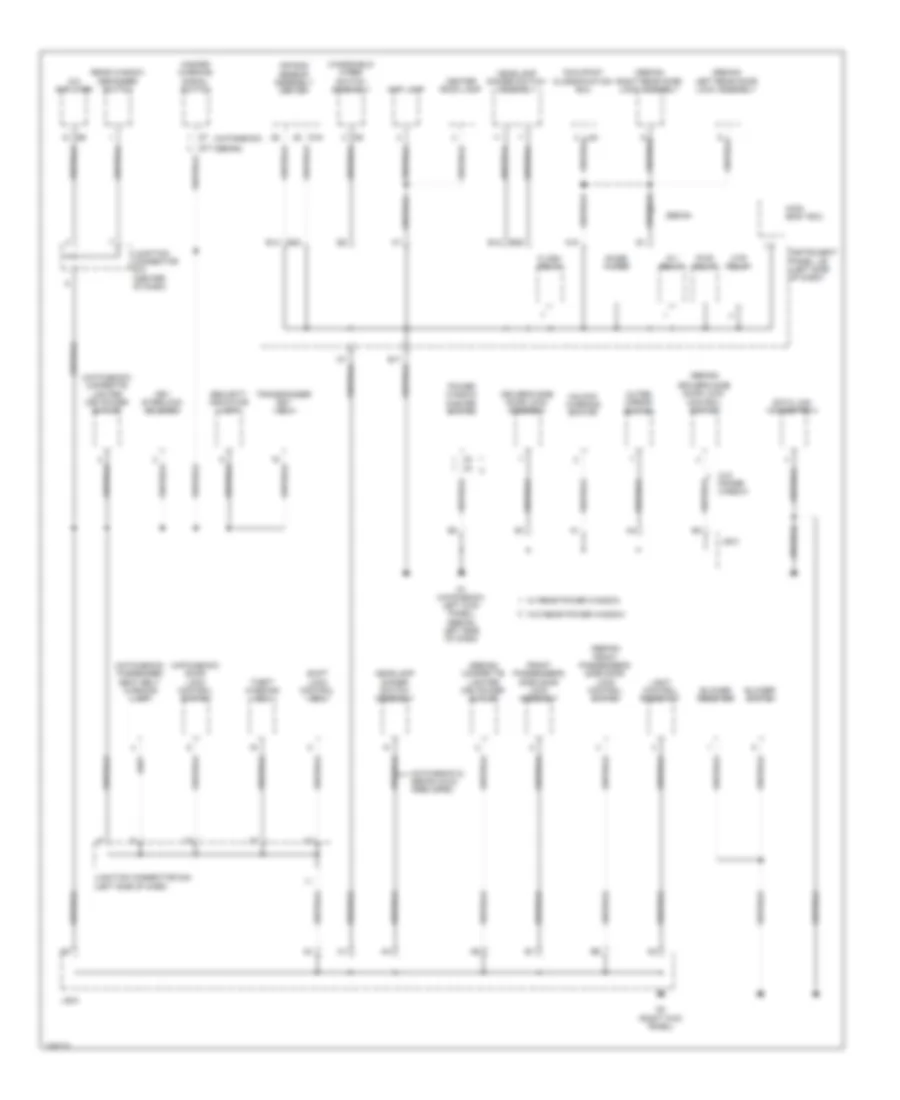 Ground Distribution Wiring Diagram 3 of 3 for Toyota Yaris 2008