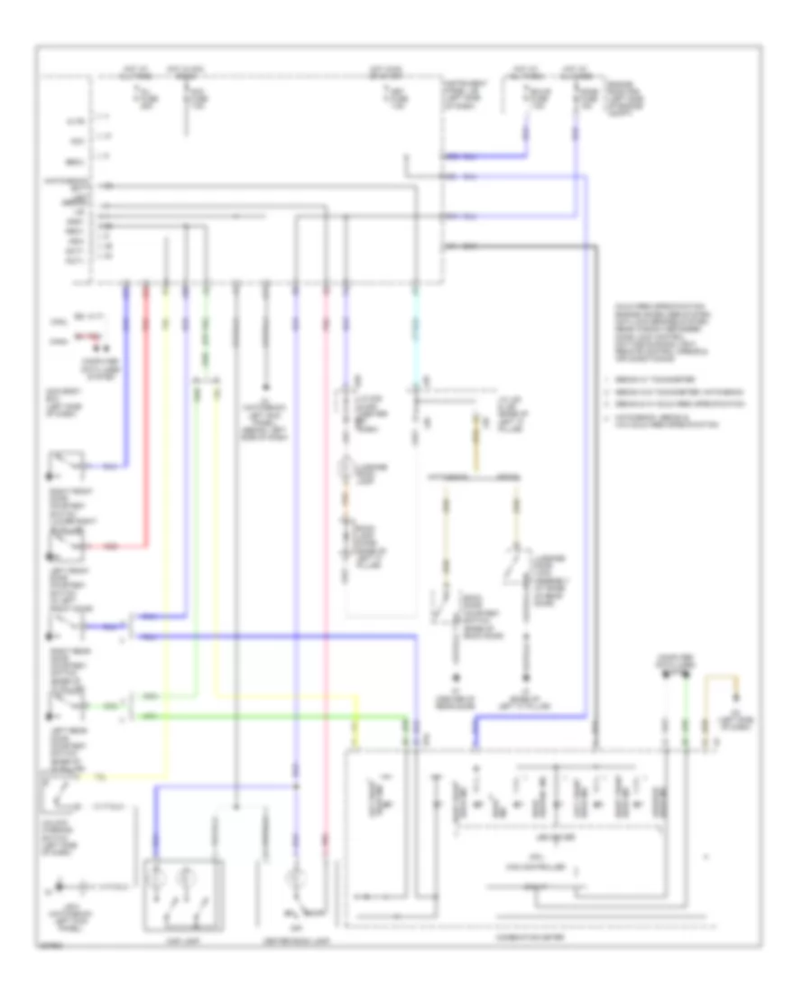 Courtesy Lamps Wiring Diagram for Toyota Yaris 2008